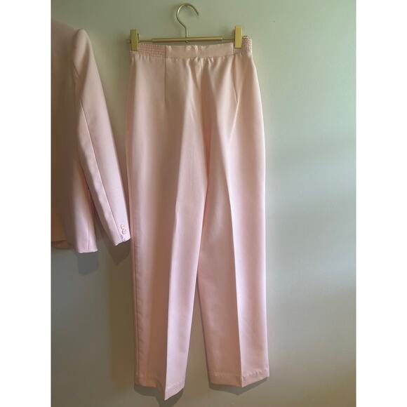 Baby pink polyester 70s disco suit vintage - Picture 5 of 7